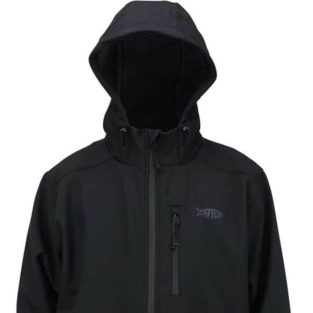AFTCO Men's Reaper Windproof Jacket Black - Regular